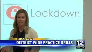 Medford School District practices lockdown drills [upl. by Ellehsar95]