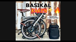 Review Brompton Electric P Line mantap berkuasa teringan dan mudah [upl. by Yessej]