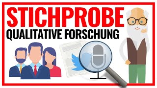 Stichprobe qualitative Forschung  Auswahl Größe und Beschreibung 🔎 [upl. by Roydd]