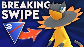 NEW BREAKING SWIPE HELIOLISK IS A DEBUFF MONSTER IN THE GREAT LEAGUE  Pokémon GO Battle League [upl. by Huskamp]