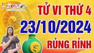 Tử Vi Hàng Ngày 23102024 Thứ 4 Chúc Mừng Con Giáp Túi Tiền Đầy Ắp Rủng Rỉnh Chi Tiêu [upl. by Airb179]