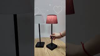 Rechargeable Poldina Pro Aluminum Restaurant Led table lamp tablelamphomedecor [upl. by Serles]