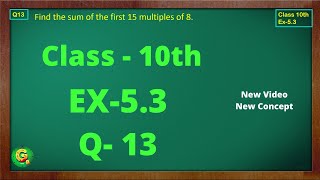 Ex 53 Q13 Class10  AP Chapter 5  Exercise 53  Class10 NCERT  Class10 Ex 53 Q13  Green Board [upl. by Neelyam]