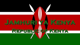 「National Anthem」Jamhuri ya Kenya  Ee Mungu Nguvu Yetu [upl. by Ialokin]