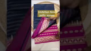 Imitation pattu sarees fancy price just 1150 free shippingVKB [upl. by Afton]