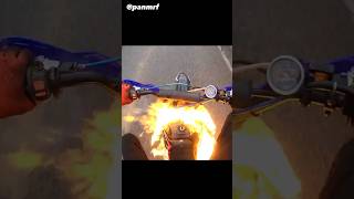 Gas Tank Explodes with Rider on Bike [upl. by Aihsem]