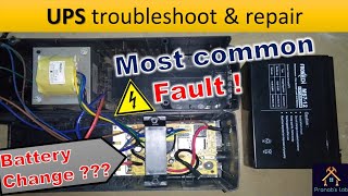 UPS  Troubleshooting amp Repair  UPS Backup Problem [upl. by Mukund]