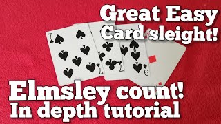 Elmsley count TUTOTRIALHow to do THE ELMSLEY COUNT card sleight [upl. by Nickolai]