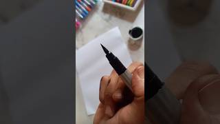 Arabic calligraphy with brush pen [upl. by Dudden]