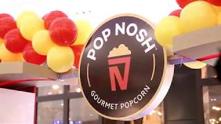 Pop Nosh Gourmet Popcorn  Packages Mall Launch [upl. by Gilson]