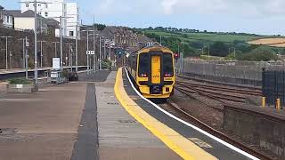 Class 158 GWR Service Departing Penzance [upl. by Karina]