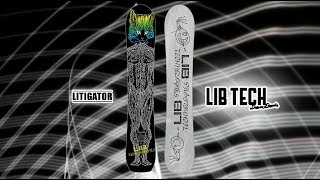 LITIGATOR  20192020 LIB TECH SNOWBOARD [upl. by Esital]