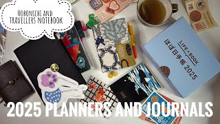 2025 planner lineup Hobonichi haul unboxing travellers notebook [upl. by Norse950]