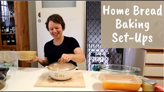 Home Bread Baking Setup Options  Making Sourdough Bread at Home [upl. by Tnecnivleahcim992]