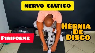 EXERCÍCIOS PARA TIRAR DOR DO CIÁTICO E PIRIFORME em casa [upl. by Drarig585]