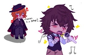 BSD react to Dazai as Random Artists Really bad and Cringy [upl. by Boaten989]