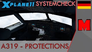 ToLiss A319 protection check [upl. by Cirdet170]