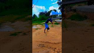 Sachinfliper back flip 😱😱 stunt continue back flip stunt back hand springviral shots viral [upl. by Aicarg]