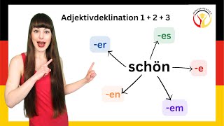 Adjektivdeklination mit der ein und ohne Artikel learngerman deutschlernen deutschkurs [upl. by Alehcim]