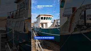 Retired Steel Dutch Trawler Converted To A Liveaboard Needs A New Home Part I boat [upl. by Noland]