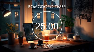 255 Pomodoro Timer  Relaxing Lofi Deep Focus Pomodoro Timer Stay Motivated 💻Focus Station [upl. by Shifra560]