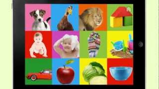 100 words for Babies amp Toddlers  Educational Mobile Learning Game for iPad iPhone amp Android [upl. by Azile526]