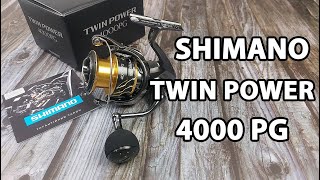 Котушка SHIMANO TWIN POWER 4000 PG [upl. by Tacklind]