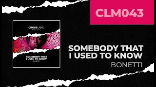 Bonetti  Somebody That I Used To Know Original Mix [upl. by Cirederf]