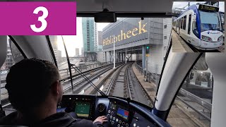 Tramdriver´s POV  HTM RandstadRail 3 Zoetermeer Centrum  Den Haag Loosduinen  HTM 4023  2024 [upl. by Ocihc]