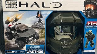 halo mega bloks micro fleet warthog review [upl. by Erlin]