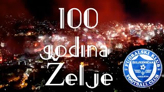 Vatromet nad Sarajevom povodom 100 rođendana FK Željezničar [upl. by Akenal169]