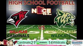 High School Football Willmar at Chisago Lakes [upl. by Harwill]