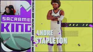 NBA 2K25 2K DAY MyCareerTheater mode Featuring Andre Stapleton Ep 1 [upl. by Cirenoj]