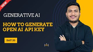 How to Generate OpenAI API Key l Basic to Advance  Generative AI Series [upl. by Rehposirhc10]