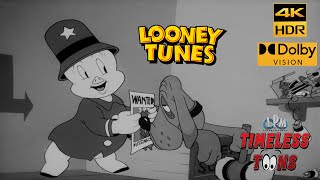 LOONEY TUNES Confusions of a Nutzy Spy Porky Pig 1943 4K HDR Dolby Vision Remastered [upl. by Pages141]