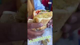 Así son las cemitas poblanas México SelecciónMexicana Tricolor Puebla Valencia Cemitas ESTO [upl. by Madaras]