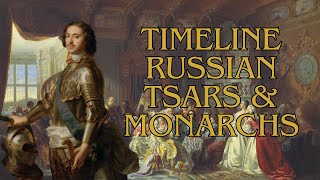 Timeline of the Russian Tsars and Monarchs [upl. by Polk]