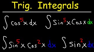 Trigonometric Integrals [upl. by Ardnaek]