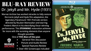 Dr Jekyll and Mr Hyde 1931 Warner Archive Bluray Review [upl. by Mehalick]