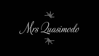 Mrs Quasimodo by Carol Ann Duffy [upl. by Blount]