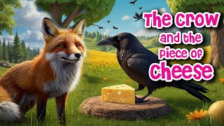 The Crow And The Piece of Cheese Story I Short Stories I Moral story for kids I Bedtime Stories [upl. by Etna]