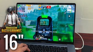 MacBook Pro 16quot Test PUBG Mobile MAX SETTING 4K 60FPS  Gaming On MacBook Pro 16quot  I7 9750H  5300M [upl. by Nadoj853]