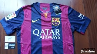 Barcelona 1415 Playera quotAuthenticquot Local La Liga BBVA [upl. by Mullane]