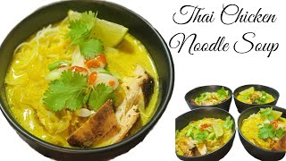 Thai Chicken Noodle Soup  Thai Style Chicken Noodle Soup  Instant Pot Chicken Thai Noodle Soup yt [upl. by Anitnuahs441]