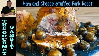 Ham and cheese Stuffed pork roast [upl. by Ynad43]