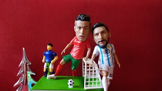 Rocking Soccer Battle Ronaldo vs Messi ⚽🥅 ⚽ [upl. by Akla]