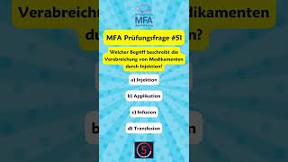 📚 MFA Prüfungsvorbereitung  Prüfungsfrage 51 [upl. by Ybeloc]