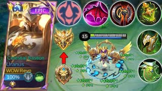 GLOBAL URANUS NEW BUILD FOR UNLI LIFESTEAL HACK  THIS BUILD IS TOTALLY BROKEN  MLBB [upl. by Cathryn400]