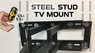 Steel Stud TV Mount  Snap Toggle Bolts TV Mount [upl. by Onairot]