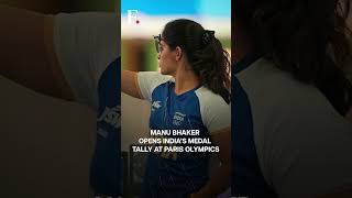 Paris 2024 Olympics India’s Manu Bhaker Wins Bronze Medal in Shooting  Subscribe to Firstpost [upl. by Ava]